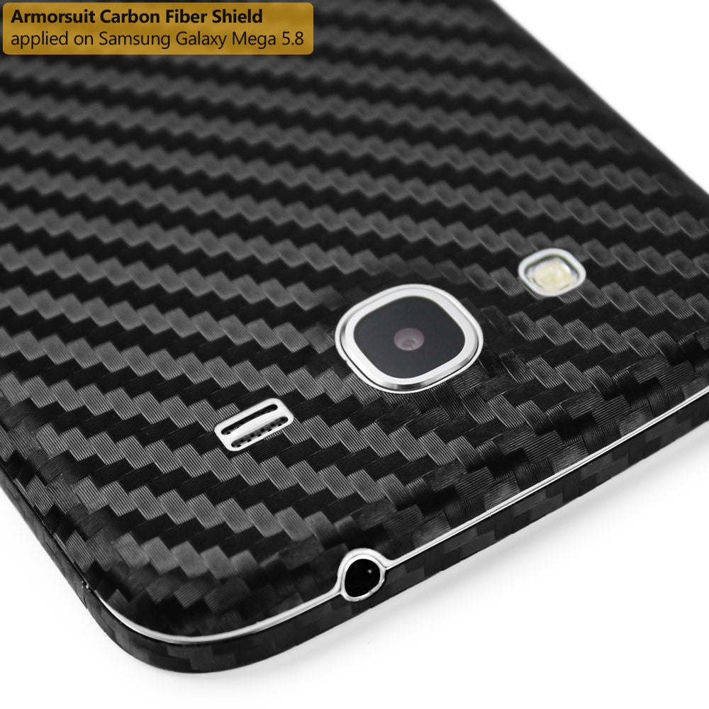 Samsung Galaxy Mega 5.8 Screen Protector + Carbon Fiber Film Protector