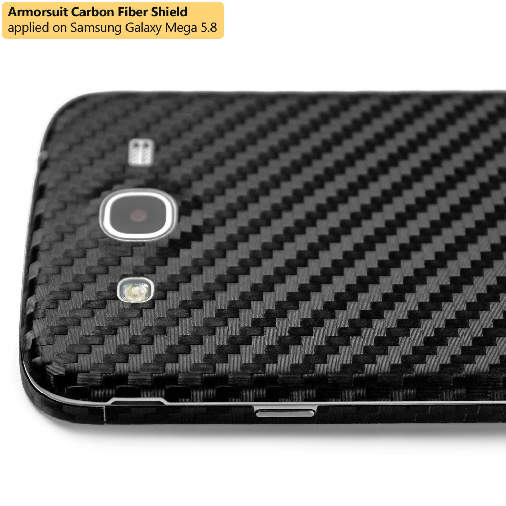 Samsung Galaxy Mega 5.8 Screen Protector + Carbon Fiber Film Protector