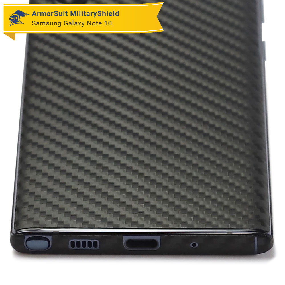 Samsung Galaxy Note 10 Carbon Fiber Skin Protector