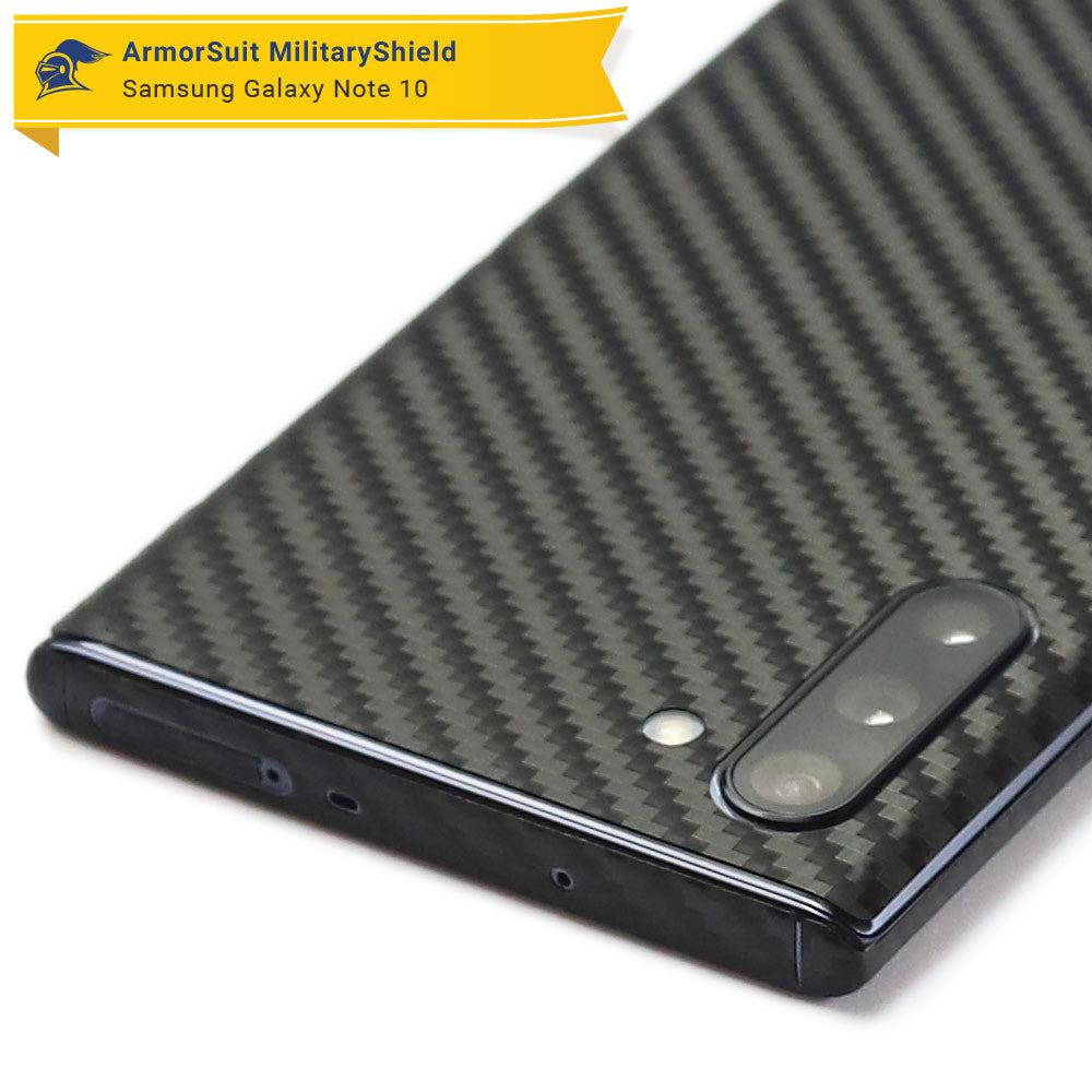 Samsung Galaxy Note 10 Carbon Fiber Skin Protector