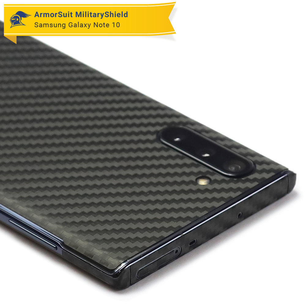 Samsung Galaxy Note 10 Carbon Fiber Skin Protector