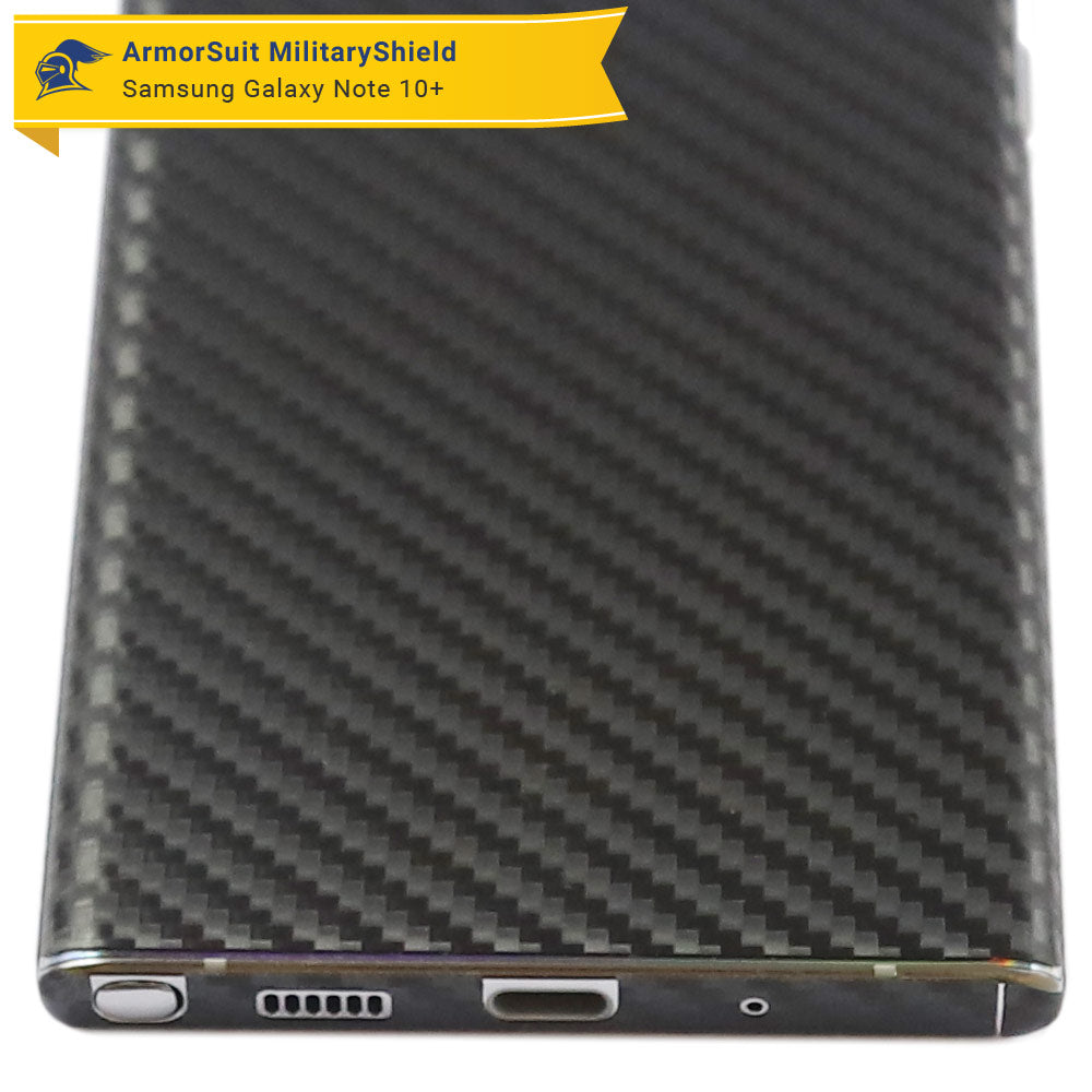 Samsung Galaxy Note 10 Plus Carbon Fiber Skin Protector