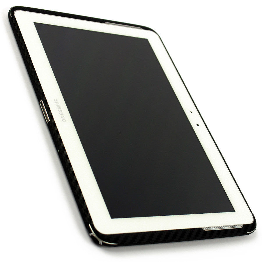 Samsung Galaxy Note 10.1 Screen Protector + Black Carbon Fiber Skin Protector