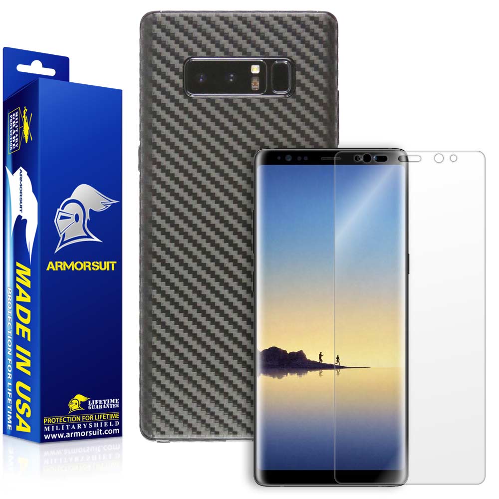 Samsung Galaxy Note 8 Carbon Fiber Skin Protector