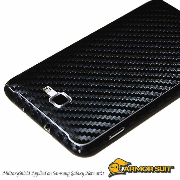 Samsung AT&T Galaxy Note Screen Protector + Carbon Fiber Skin Protector
