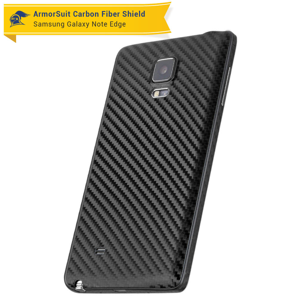 Samsung Galaxy Note Edge Protector + Carbon Fiber Skin