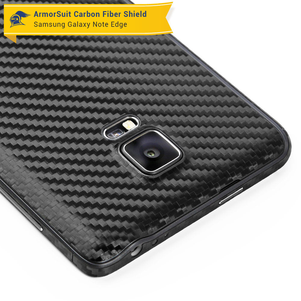 Samsung Galaxy Note Edge Protector + Carbon Fiber Skin