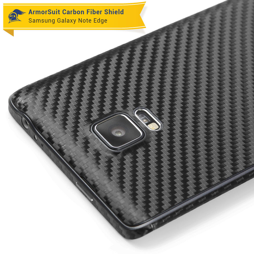 Samsung Galaxy Note Edge Protector + Carbon Fiber Skin