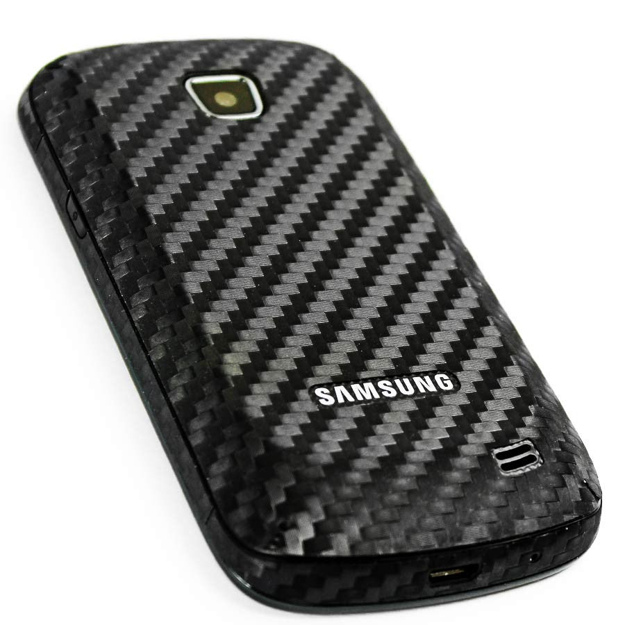 Samsung Galaxy Proclaim Screen Protector + Black Carbon Fiber Skin Protector
