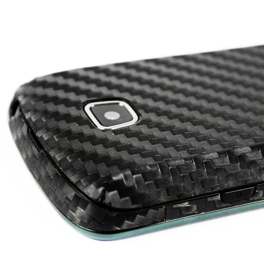 Samsung Galaxy Proclaim Screen Protector + Black Carbon Fiber Skin Protector