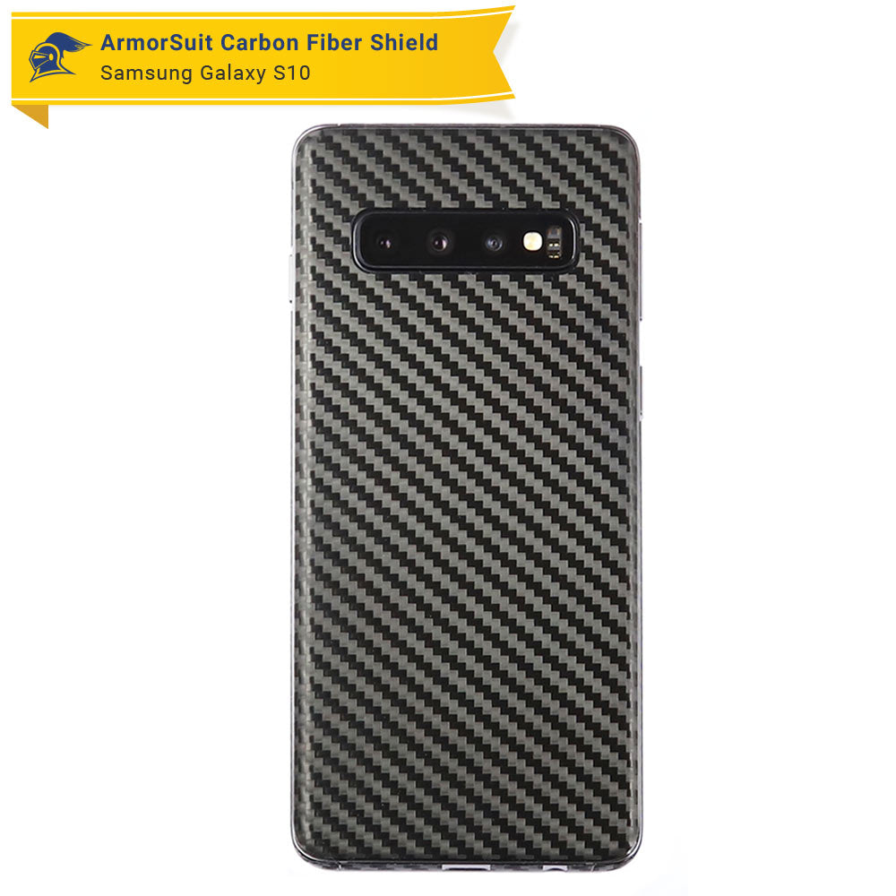 Samsung Galaxy S10 Carbon Fiber Skin Protector