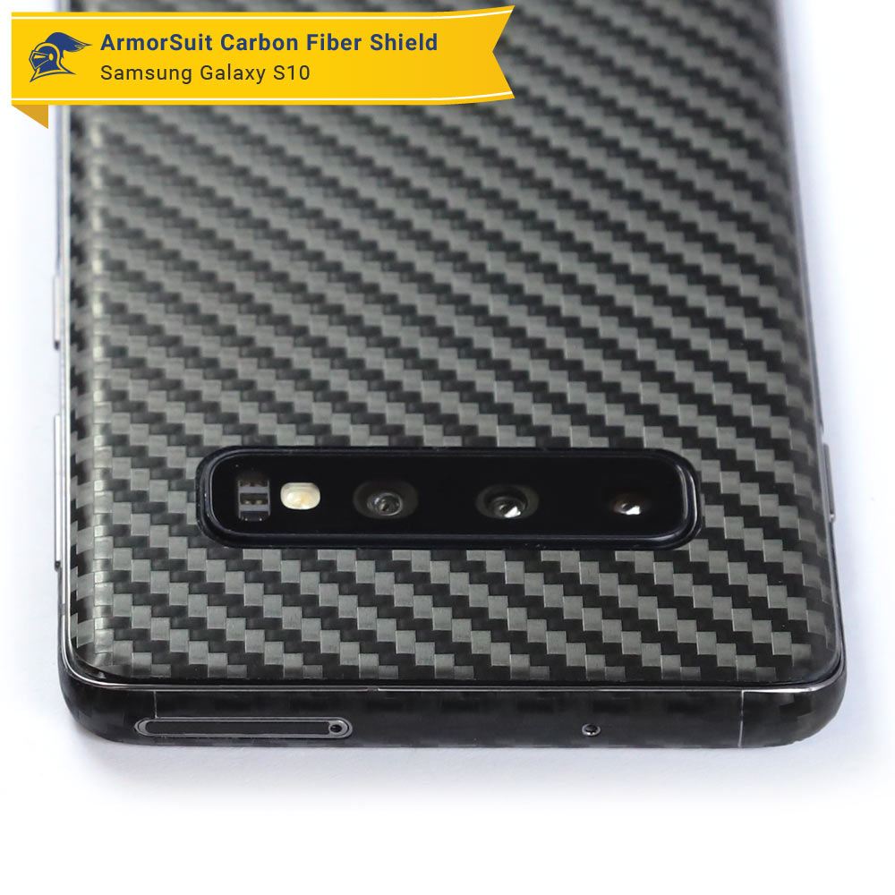 Samsung Galaxy S10 Carbon Fiber Skin Protector