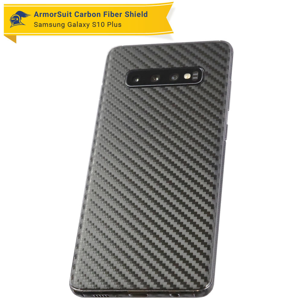 Samsung Galaxy S10 Plus Carbon Fiber Skin Protector