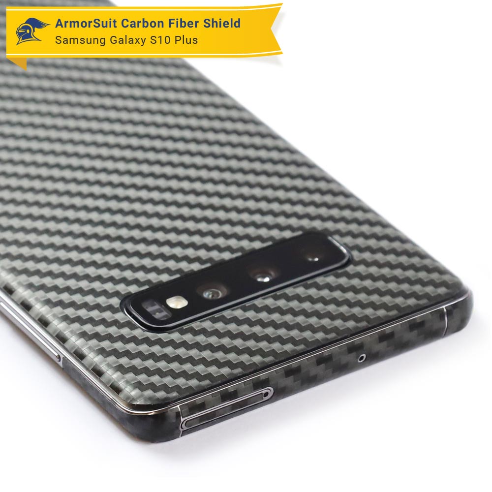Samsung Galaxy S10 Plus Carbon Fiber Skin Protector