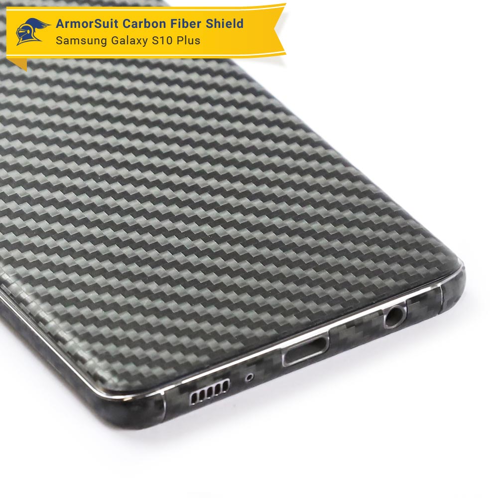 Samsung Galaxy S10 Plus Carbon Fiber Skin Protector