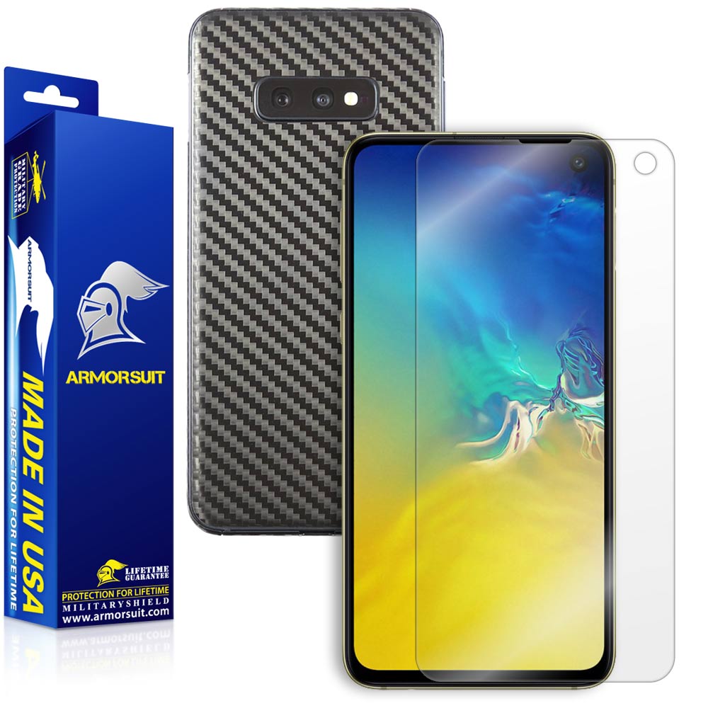 Samsung Galaxy S10e Carbon Fiber Skin Protector