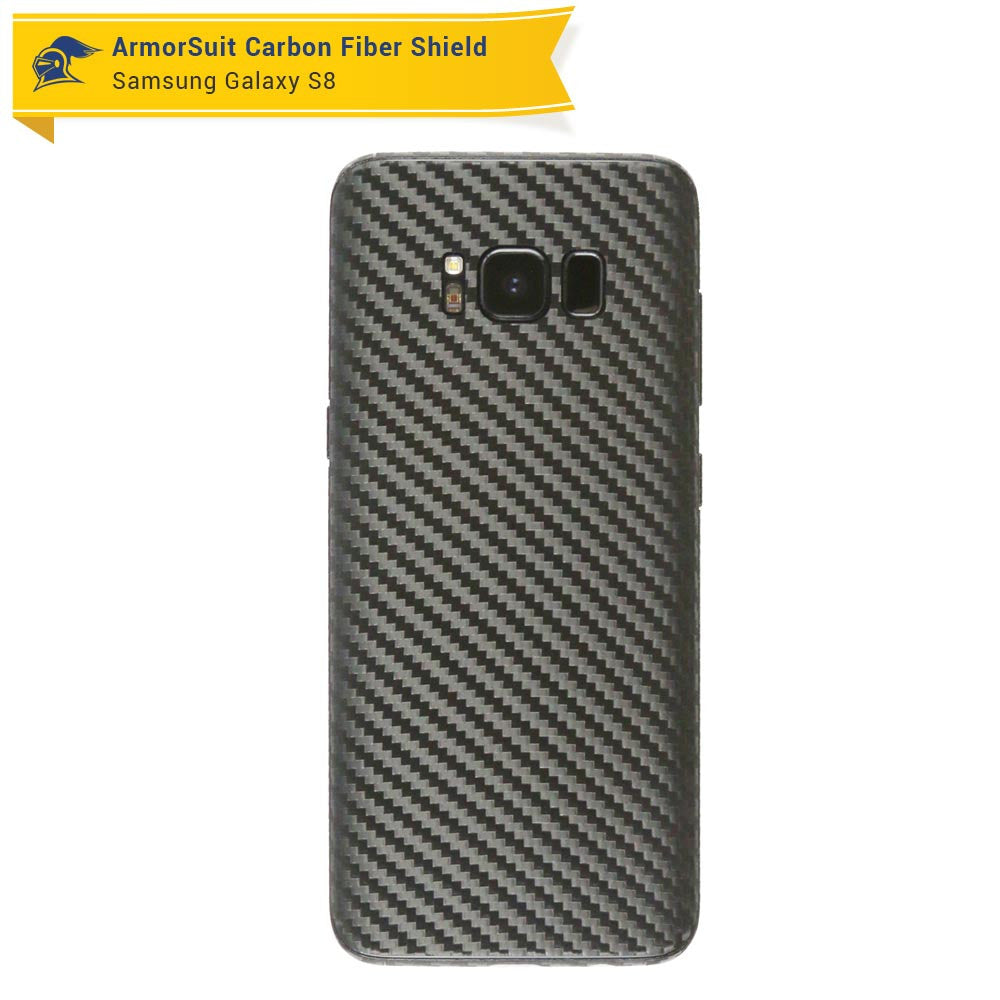 Samsung Galaxy S8 Carbon Fiber Skin Protector