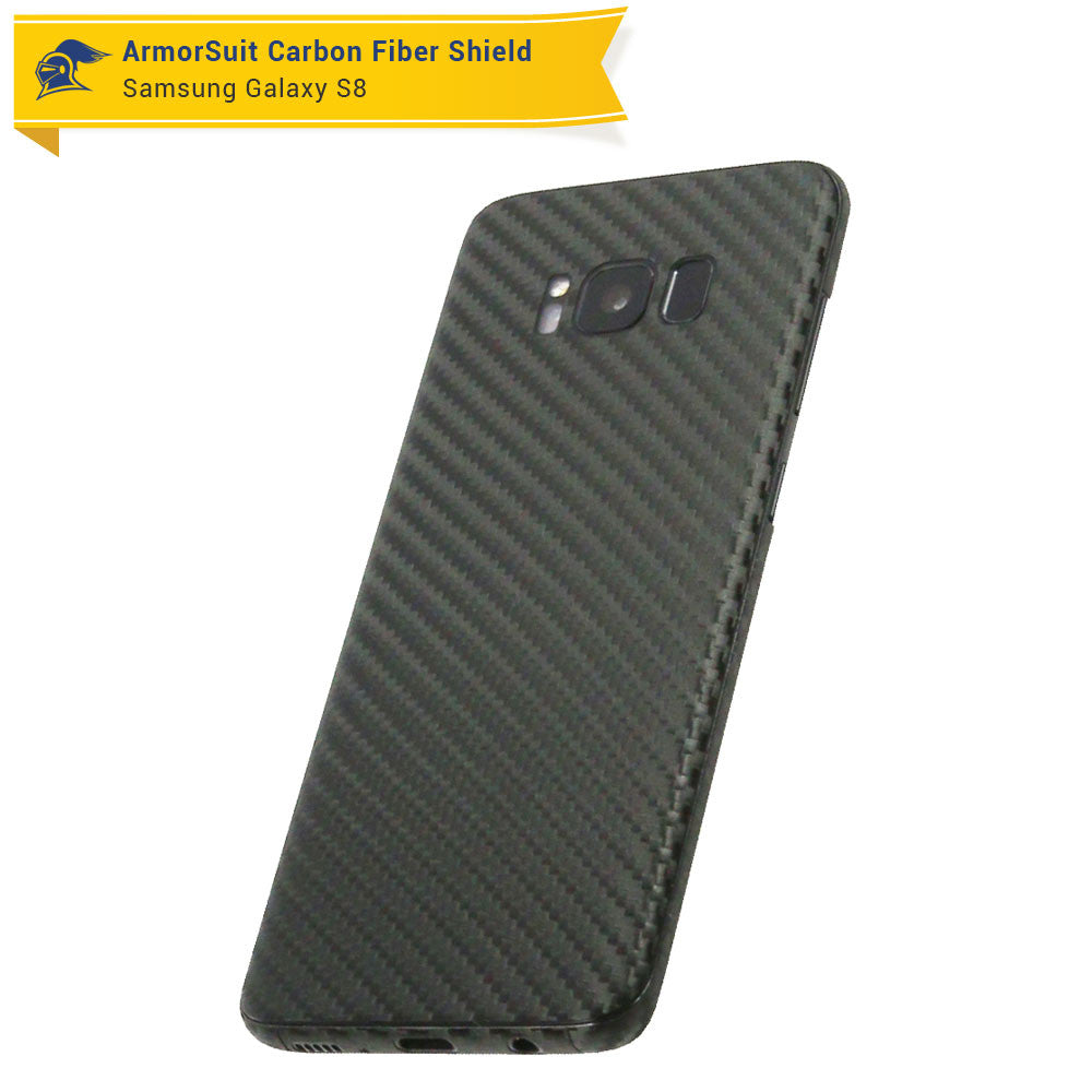 Samsung Galaxy S8 Carbon Fiber Skin Protector