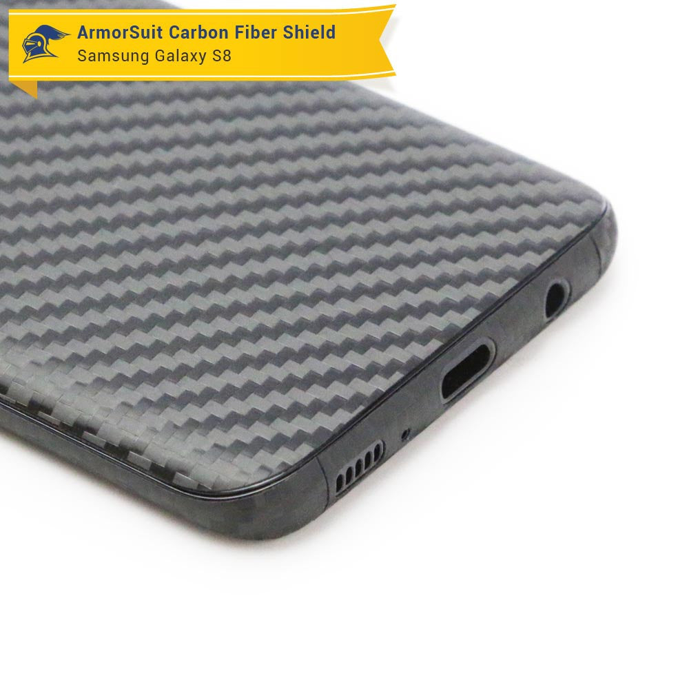 Samsung Galaxy S8 Carbon Fiber Skin Protector