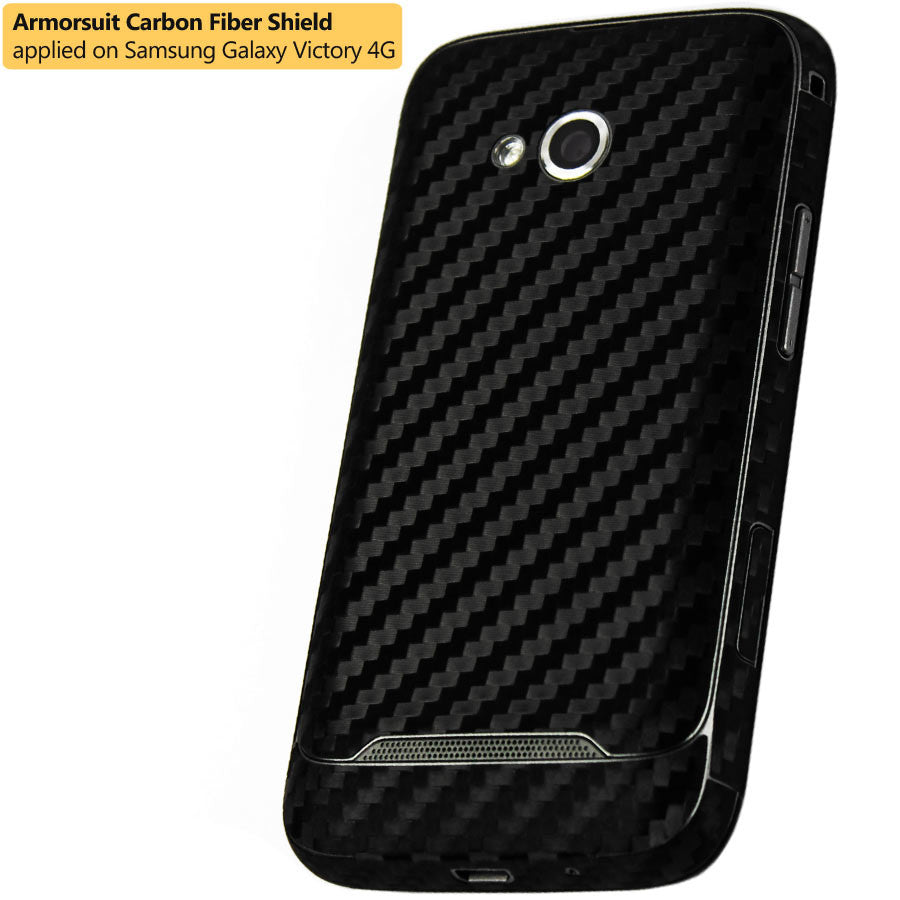 Samsung Galaxy Victory 4G LTE Screen Protector + Carbon Fiber Film Protector