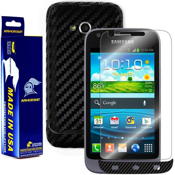 Samsung Galaxy Victory 4G LTE Screen Protector + Carbon Fiber Film Protector
