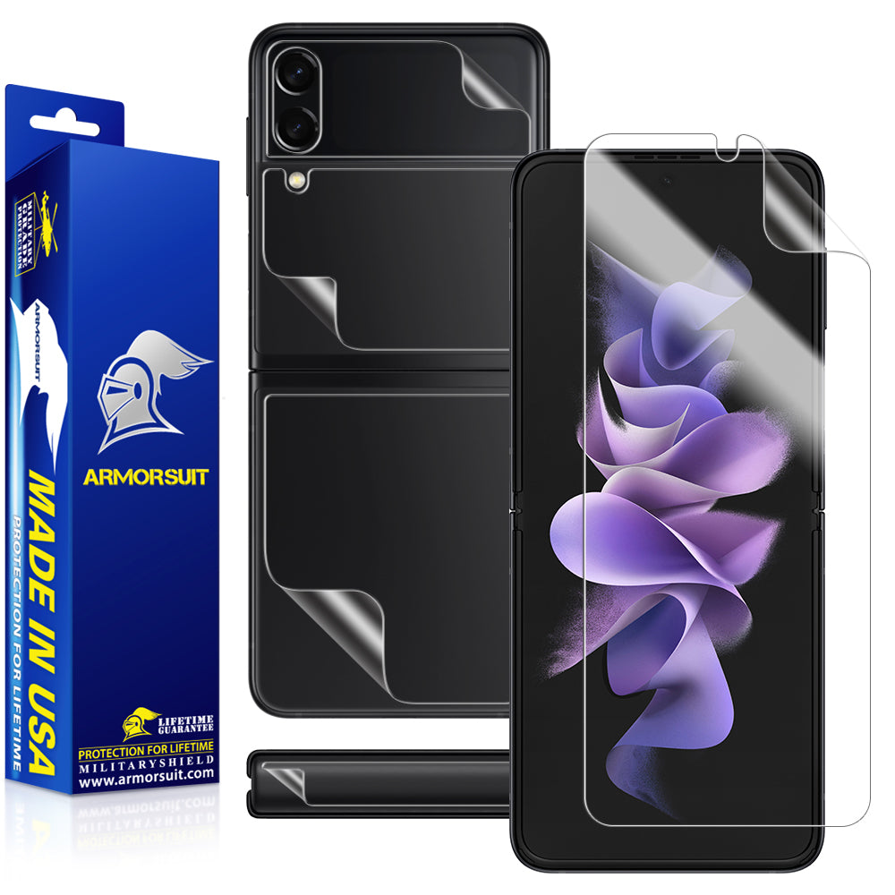 ArmorSuit MilitaryShield Full Body Skin Film + Screen Protector designed  for iPhone 15 Pro Max - HD Clear / Matte Film