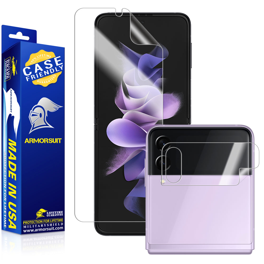 ArmorSuit MilitaryShield Screen Protector Designed for Samsung Galaxy Z Flip3 5G (2021) Case Friendly Anti-Bubble HD Clear Film