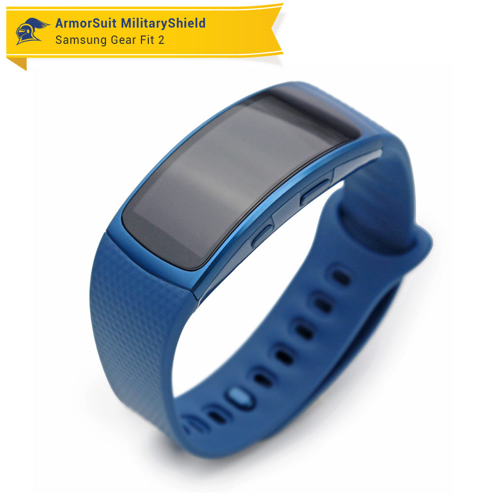 Samsung Gear Fit2 Screen Protector + Full Body Skin (Front & Back)