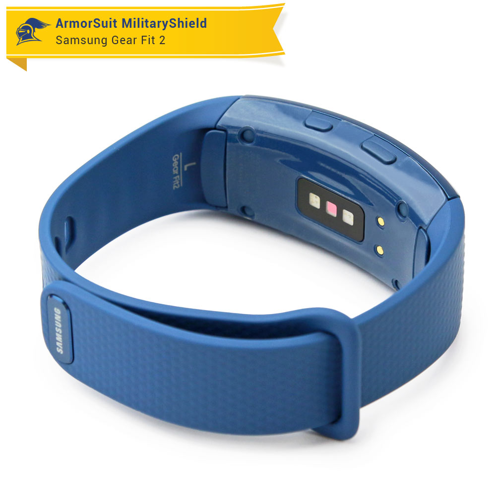 Samsung Gear Fit2 Screen Protector + Full Body Skin (Front & Back)