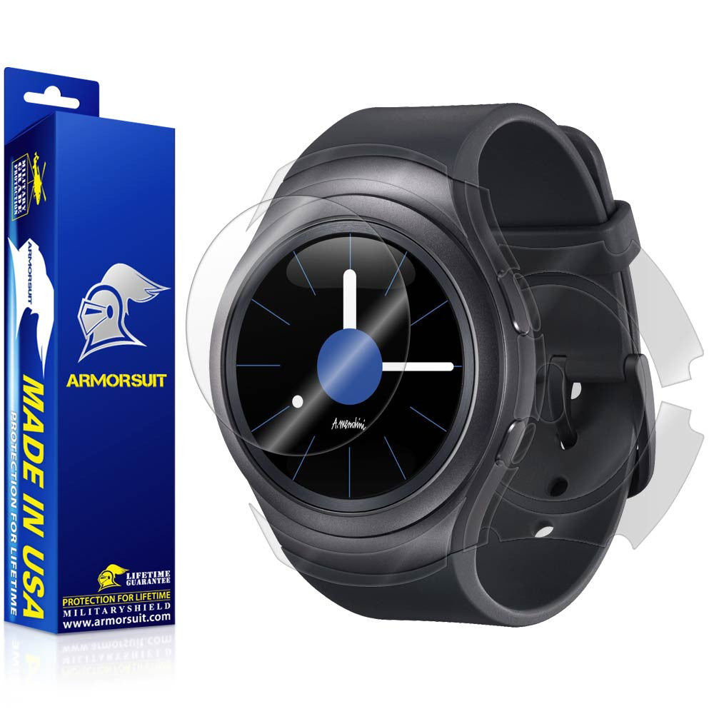 Samsung Gear S2 3G Screen Protector + Full Body Skin Protector