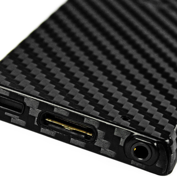 Sony Walkman NWZ-F805 / NWZ-F806 Screen Protector + Black Carbon Fiber Film Protector