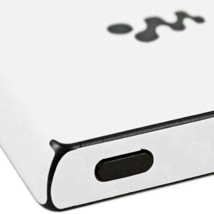 Sony Walkman NWZ-F805 / NWZ-F806 Screen Protector + White Carbon Fiber Film Protector