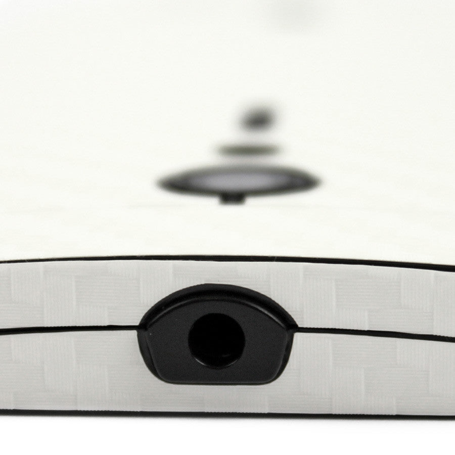 Sony Ericsson Xperia ion Screen Protector + White Carbon Fiber Film Protector