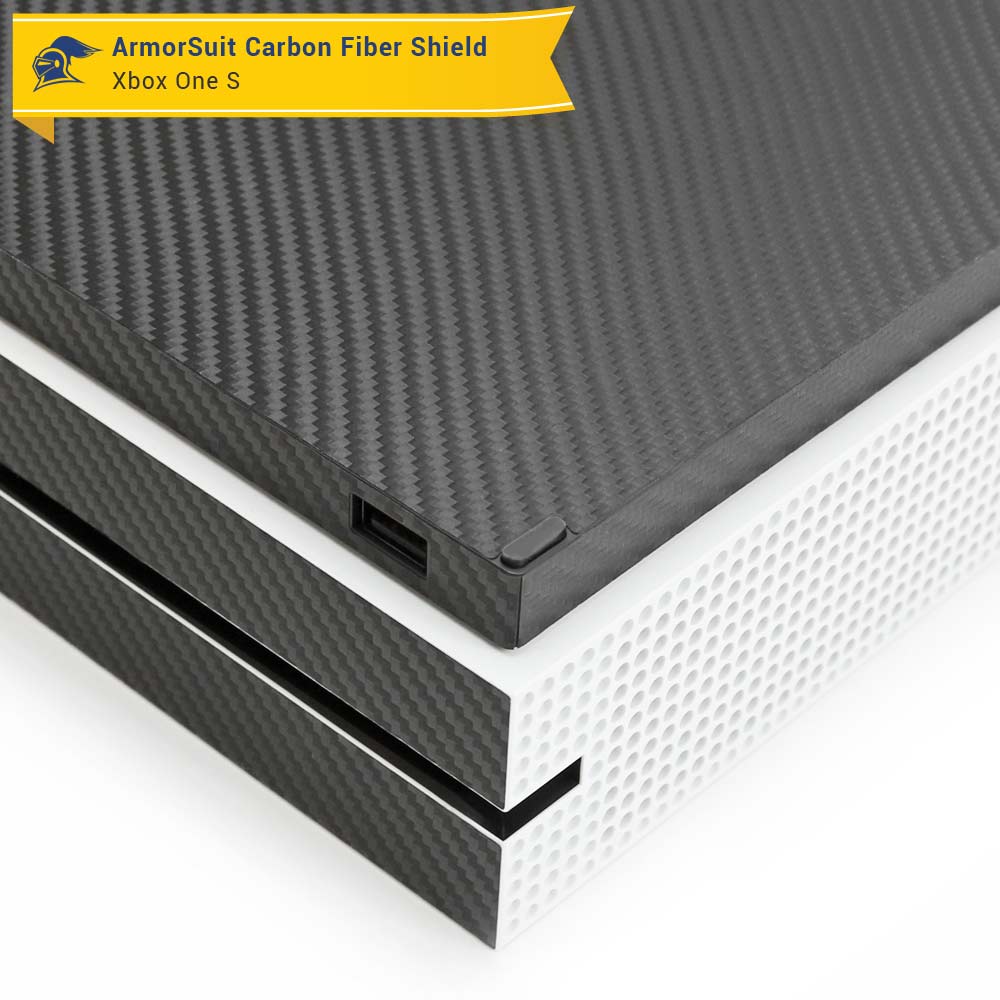 Xbox One S Black Carbon Fiber Film Protector