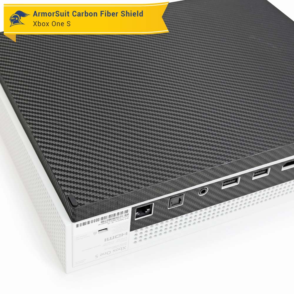 Xbox One S Black Carbon Fiber Film Protector