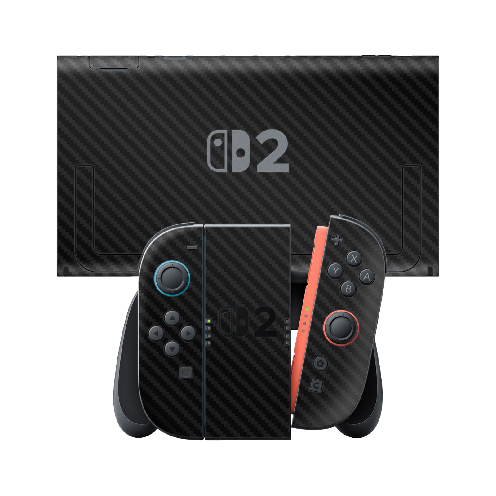 [2 Pack] Armorsuit MilitaryShield Vinyl Skin Wrap Film for Nintendo Switch 2 (2025)