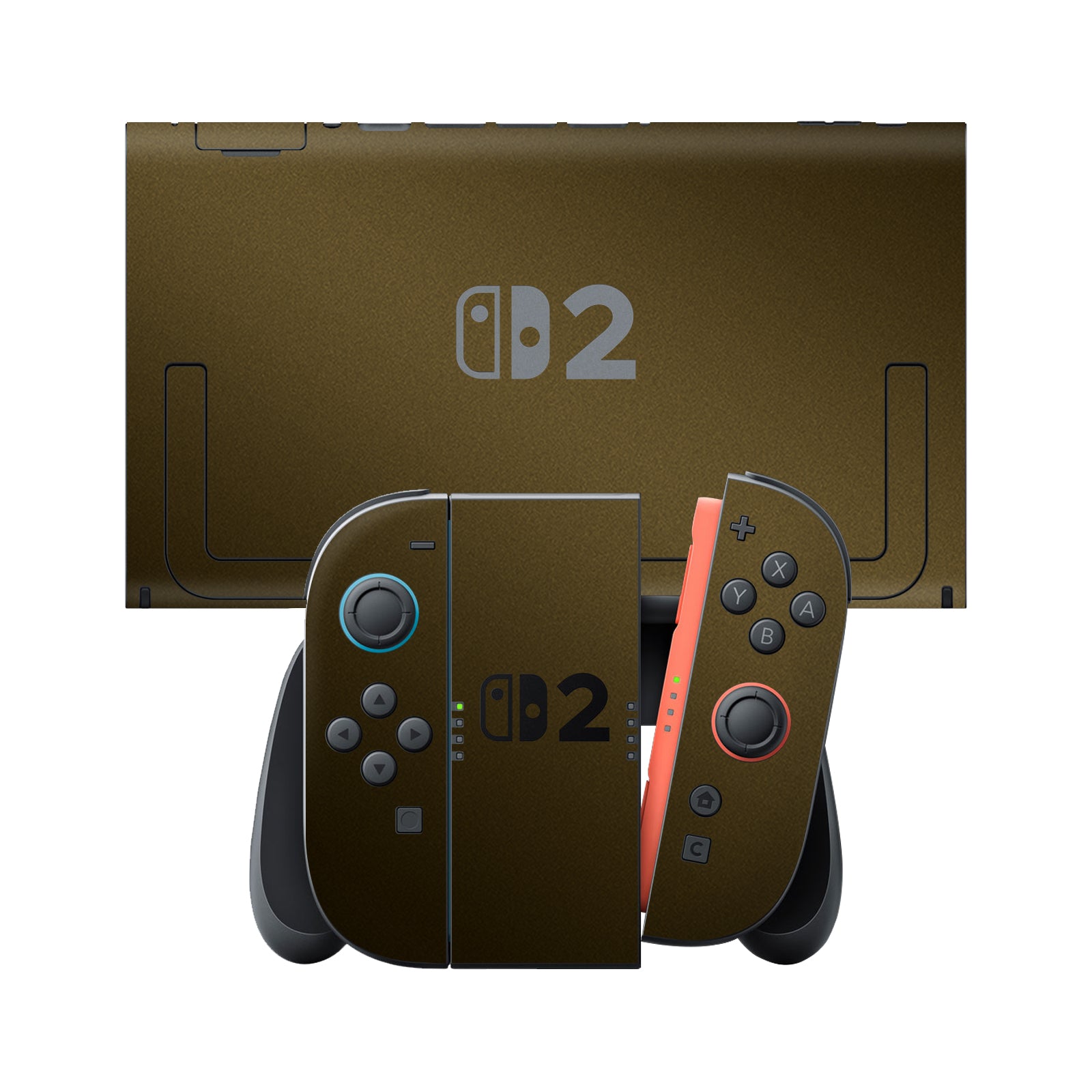 [2 Pack] Armorsuit MilitaryShield Vinyl Skin Wrap Film for Nintendo Switch 2 (2025)