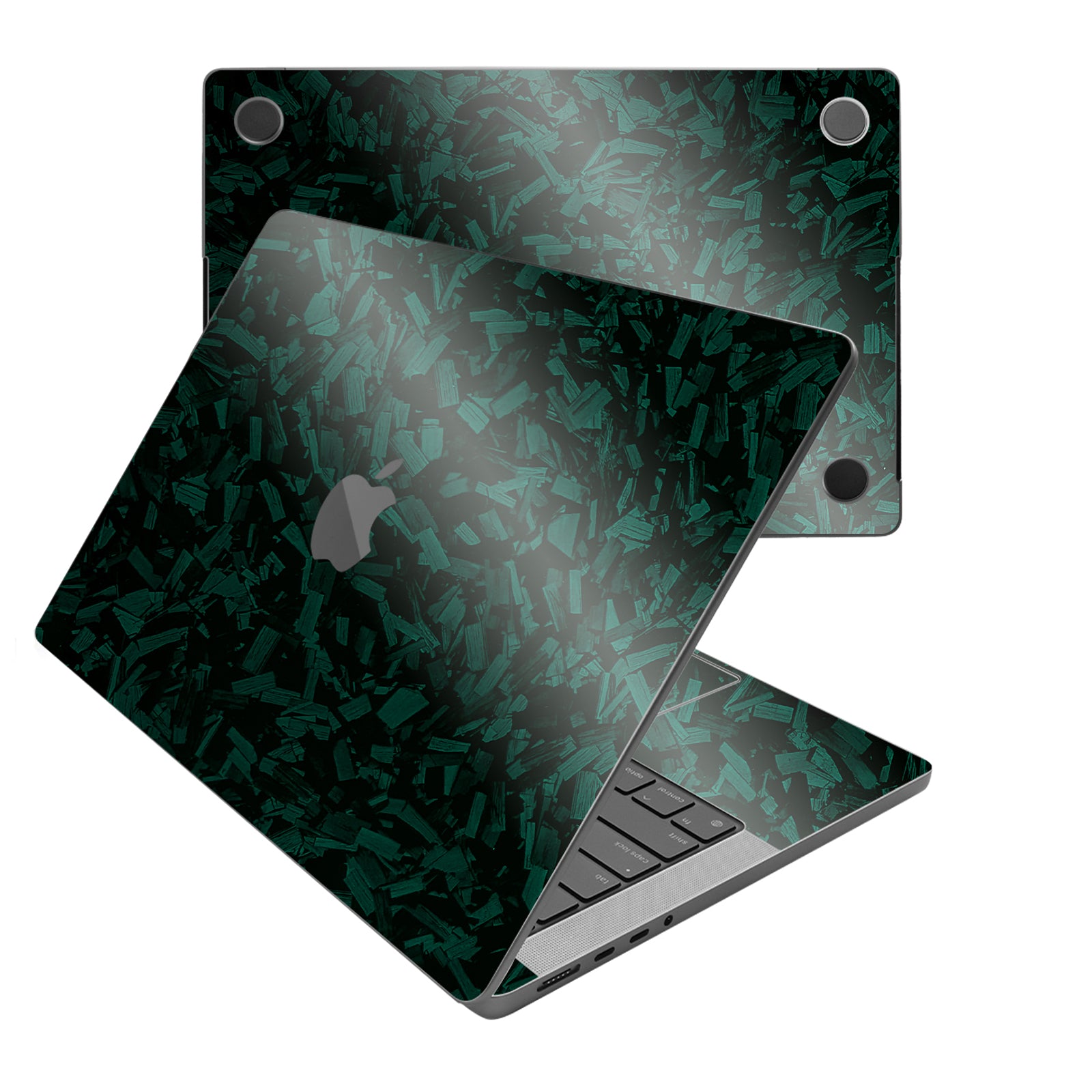 Mertak Vinyl Skin For MacBook - Jellyfish Underwater Seaweed Purple Sticker Wrap For MacBook Air & Pro, Full Set With Keyboard Covers