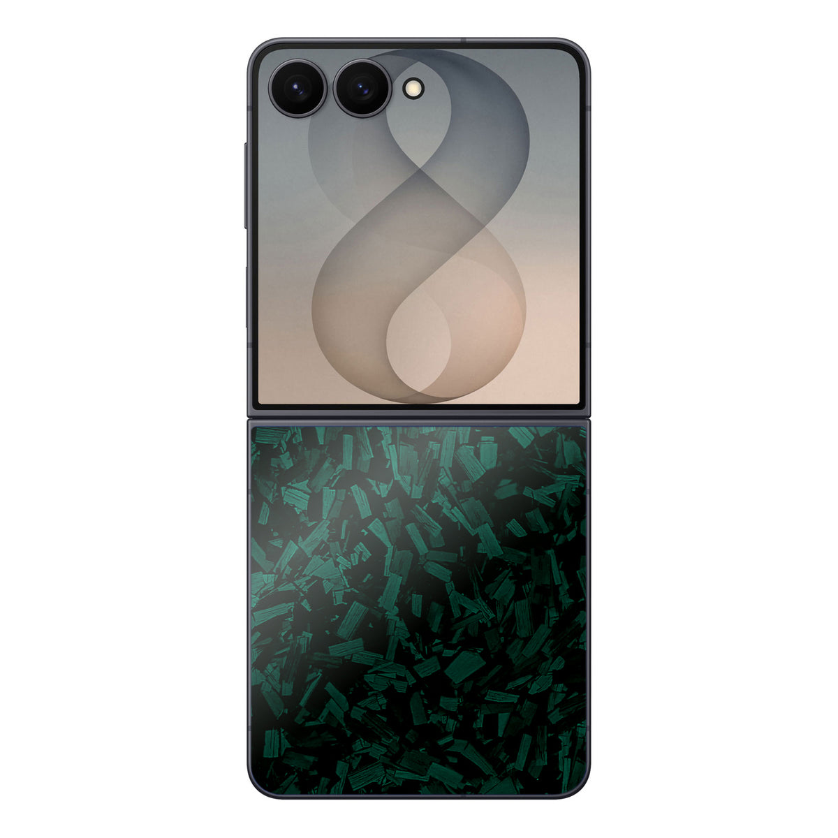 [2 Pack] Armorsuit MilitaryShield Vinyl Skin Wrap Film for Samsung Galaxy Z Flip 8 (2026)