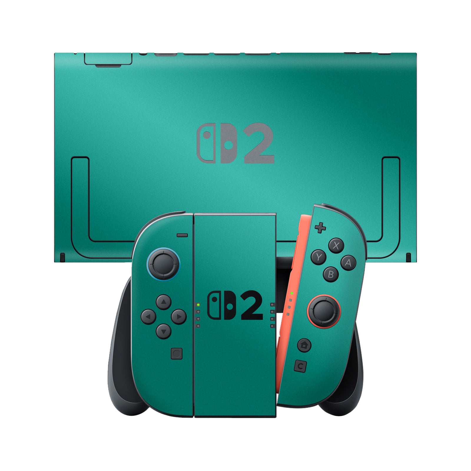 [2 Pack] Armorsuit MilitaryShield Vinyl Skin Wrap Film for Nintendo Switch 2 (2025)