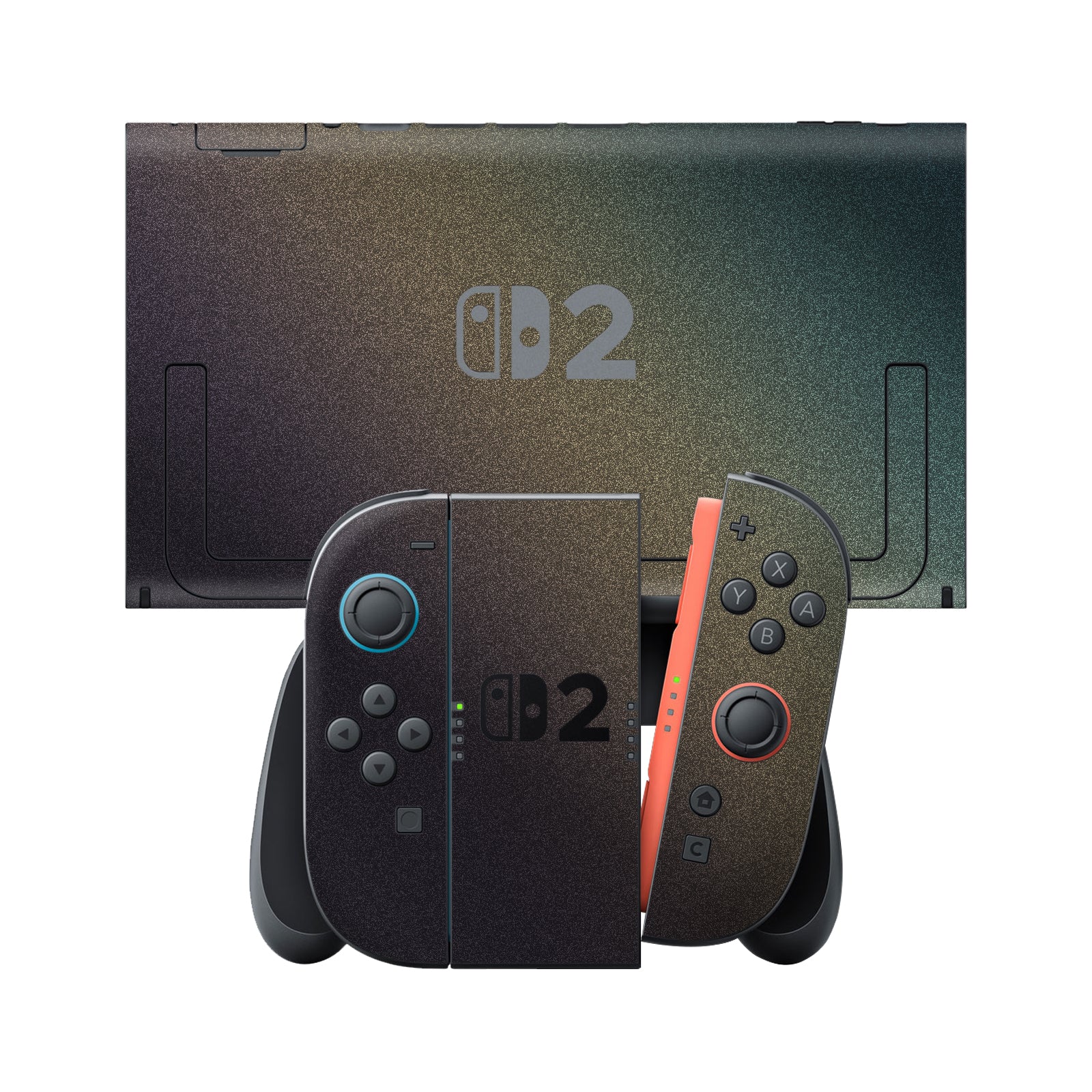 [2 Pack] Armorsuit MilitaryShield Vinyl Skin Wrap Film for Nintendo Switch 2 (2025)