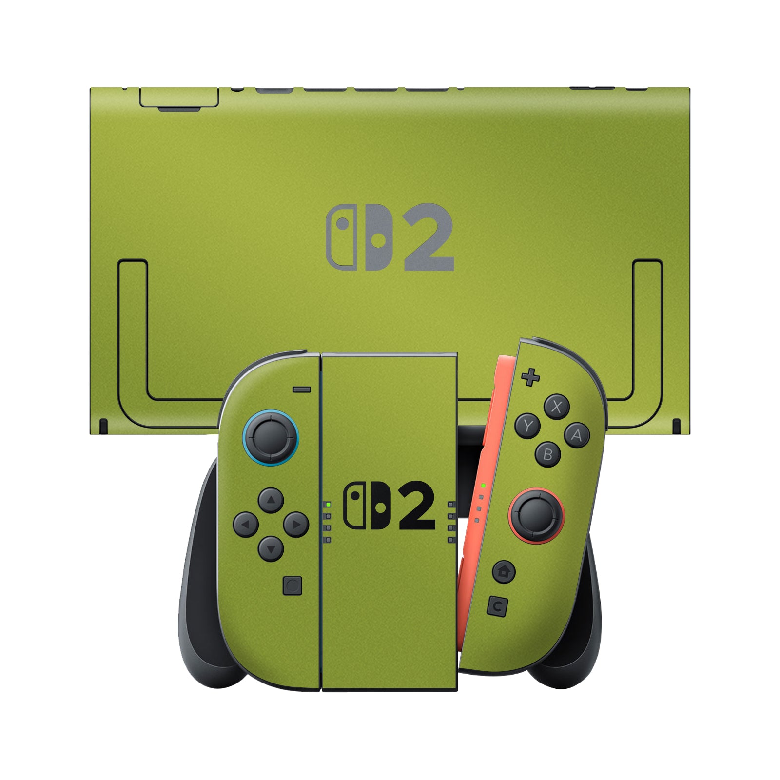 [2 Pack] Armorsuit MilitaryShield Vinyl Skin Wrap Film for Nintendo Switch 2 (2025)