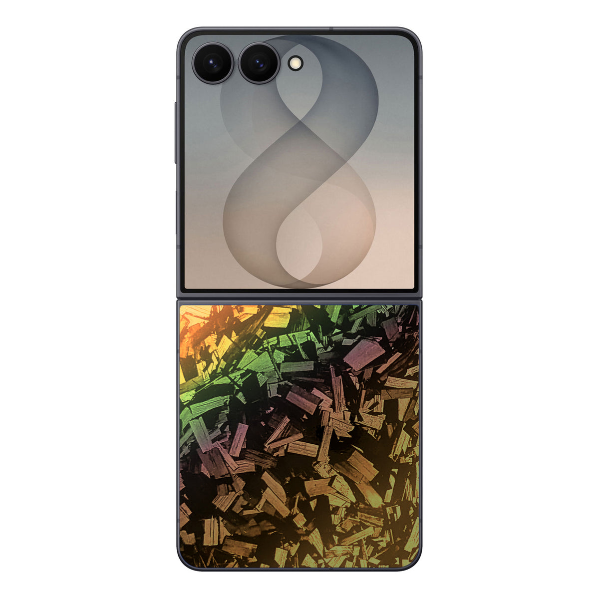 [2 Pack] Armorsuit MilitaryShield Vinyl Skin Wrap Film for Samsung Galaxy Z Flip 8 (2026)