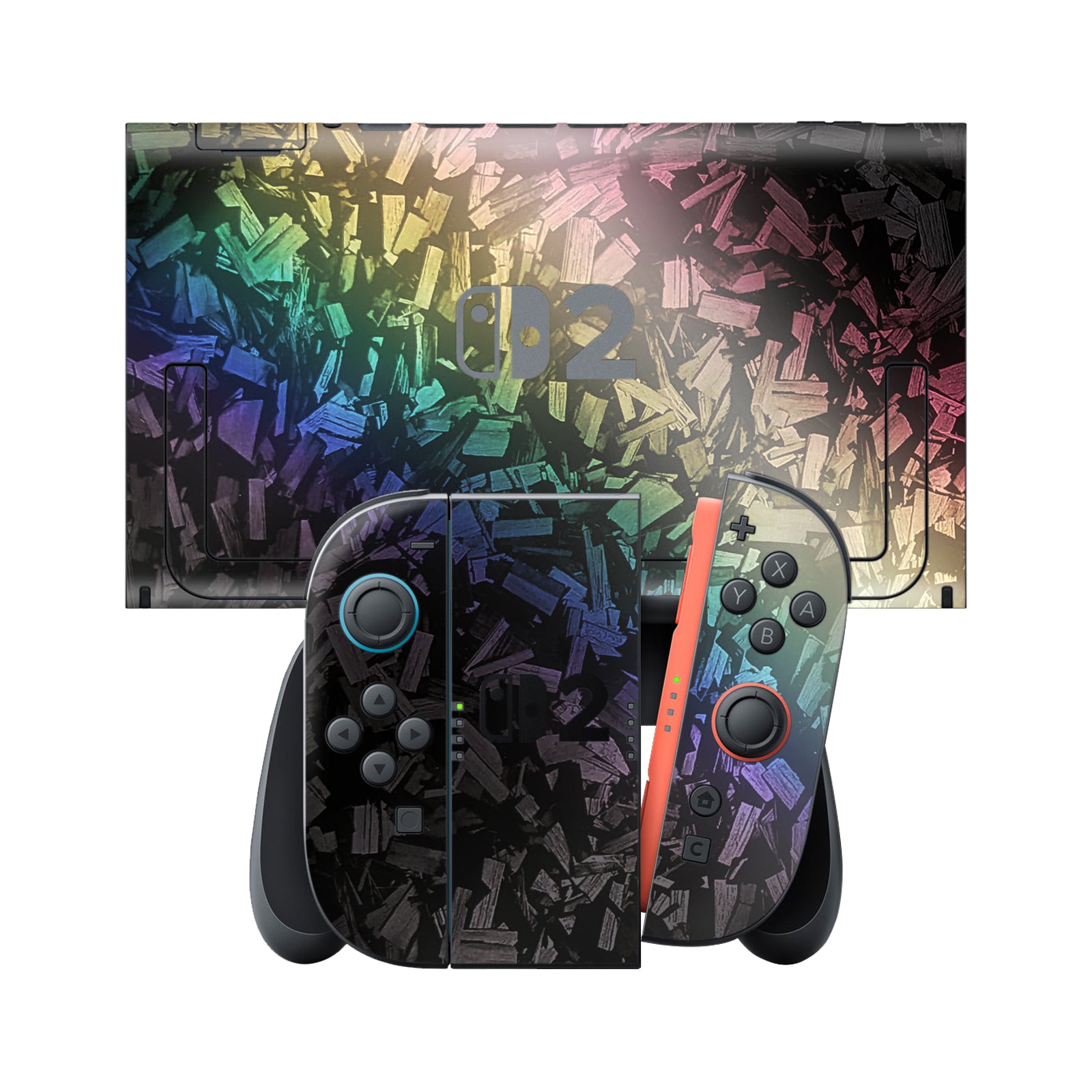 [2 Pack] Armorsuit MilitaryShield Vinyl Skin Wrap Film for Nintendo Switch 2 (2025)