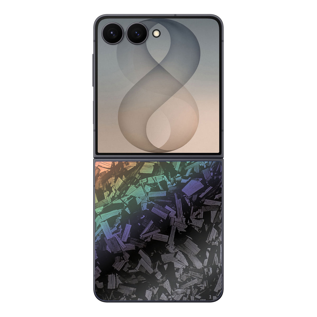 [2 Pack] Armorsuit MilitaryShield Vinyl Skin Wrap Film for Samsung Galaxy Z Flip 8 (2026)
