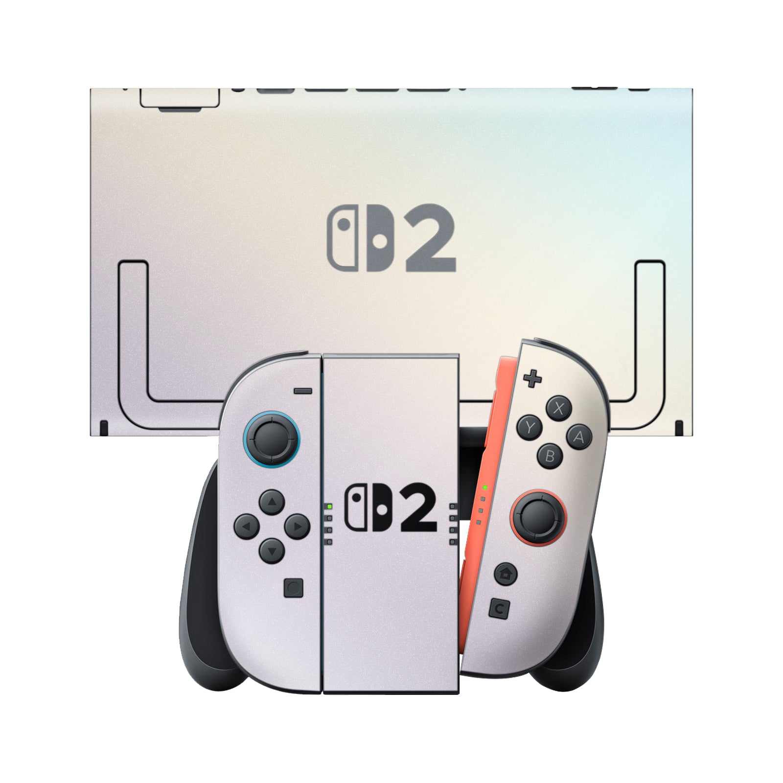 [2 Pack] Armorsuit MilitaryShield Vinyl Skin Wrap Film for Nintendo Switch 2 (2025)