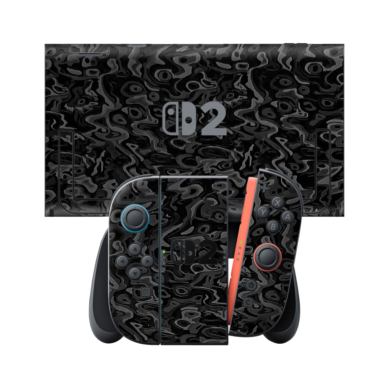 [2 Pack] Armorsuit MilitaryShield Vinyl Skin Wrap Film for Nintendo Switch 2 (2025)