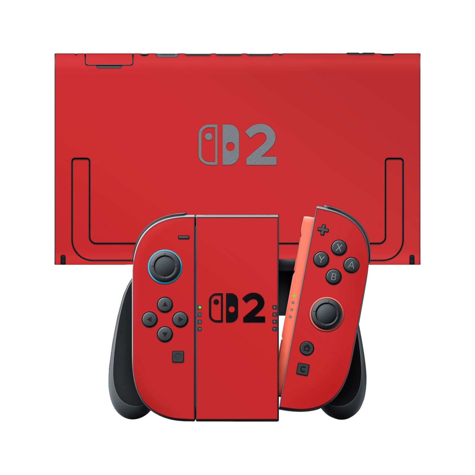 [2 Pack] Armorsuit MilitaryShield Vinyl Skin Wrap Film for Nintendo Switch 2 (2025)