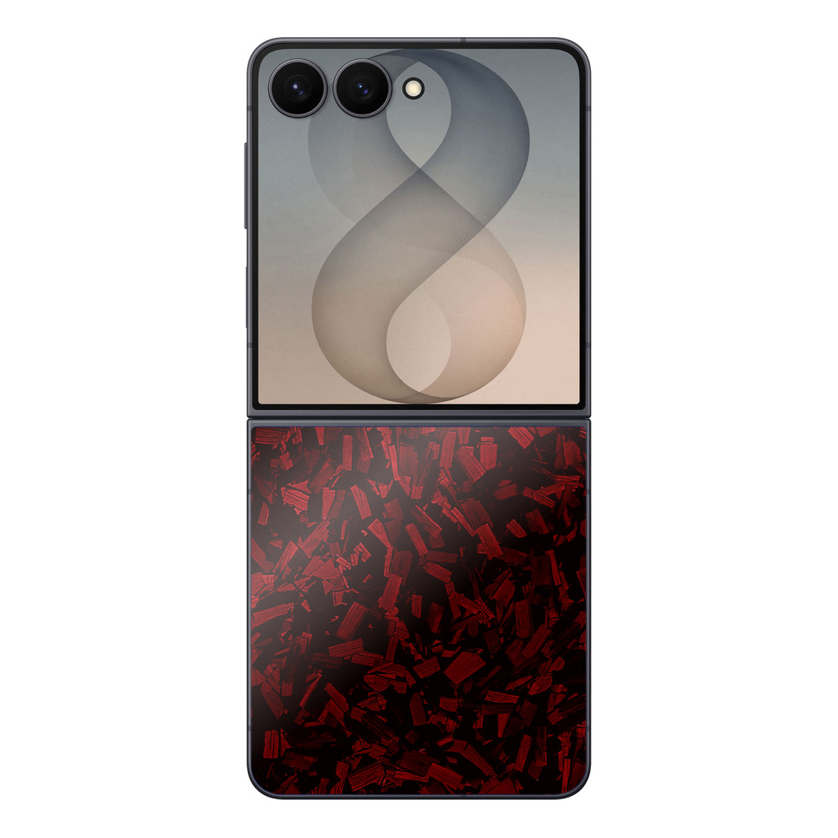 [2 Pack] Armorsuit MilitaryShield Vinyl Skin Wrap Film for Samsung Galaxy Z Flip 8 (2026)