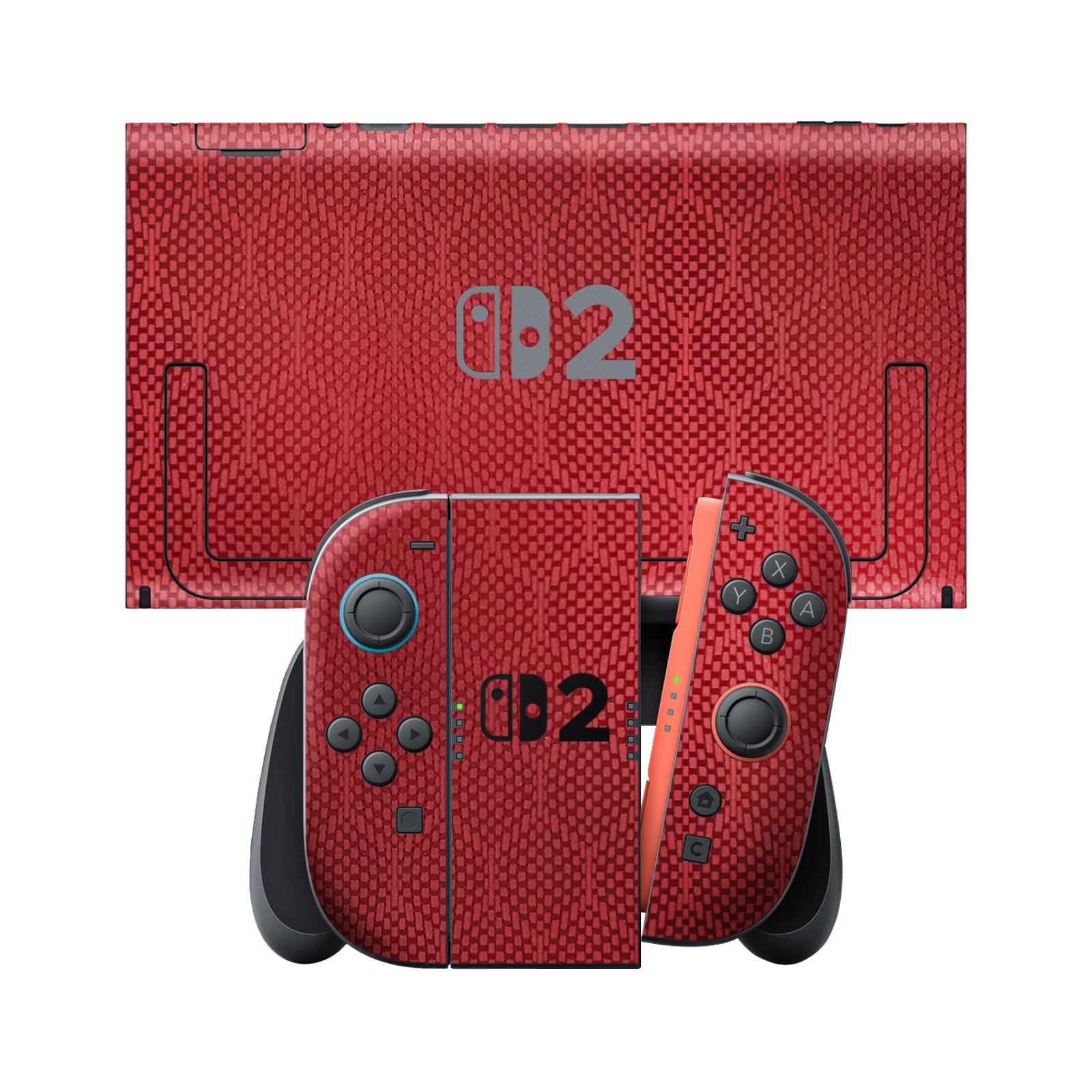 [2 Pack] Armorsuit MilitaryShield Vinyl Skin Wrap Film for Nintendo Switch 2 (2025)